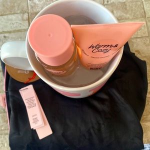 Victoria's Secret Warm & Cozy Body Lotion, Spray and Mug GiftSet w/ Nightshirt